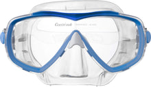 Cressi Estrella + Seal Dry Mask and Snorkel Combo - Clear/Aquamarine
