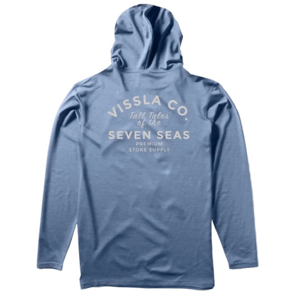 Vissla Twisted Eco Hooded Long Sleeved Top - Dusk Heather