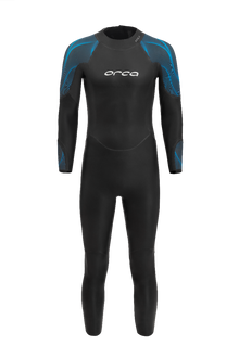 Orca Apex Flex Mens Swim Wetsuit - Black/Blue - Front