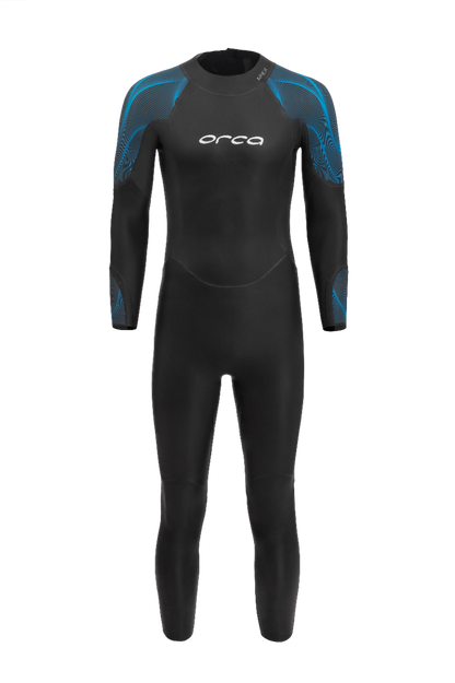 Orca Apex Flex Mens Swim Wetsuit - Black/Blue - Front