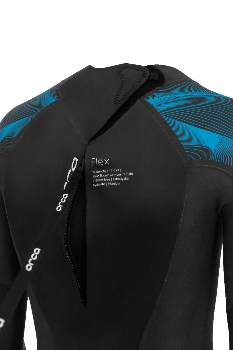 Orca Apex Flex Mens Swim Wetsuit - Black/Blue - Feature