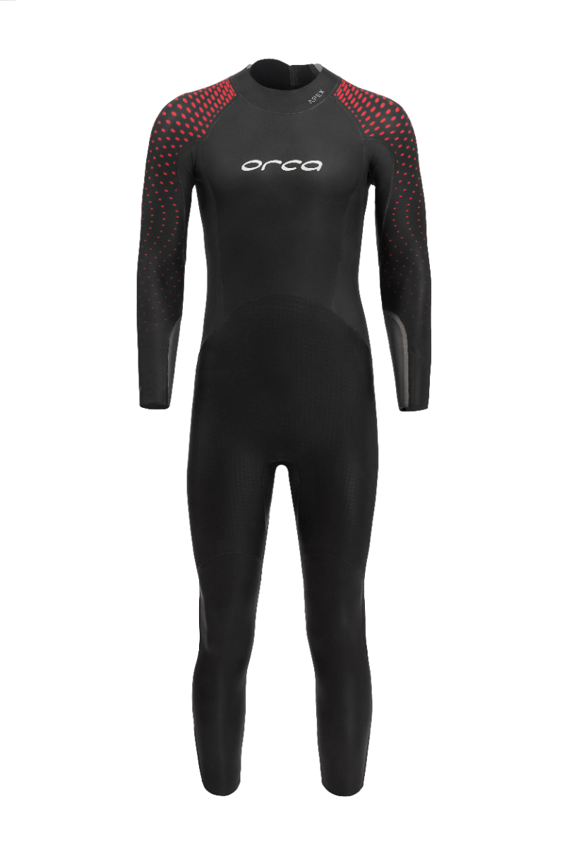 Orca Apex Float Mens Swim Wetsuit - Red Buoy - Front