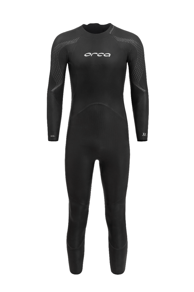 Orca Athlex Flow Mens Swim Wetsuit - Black - Front