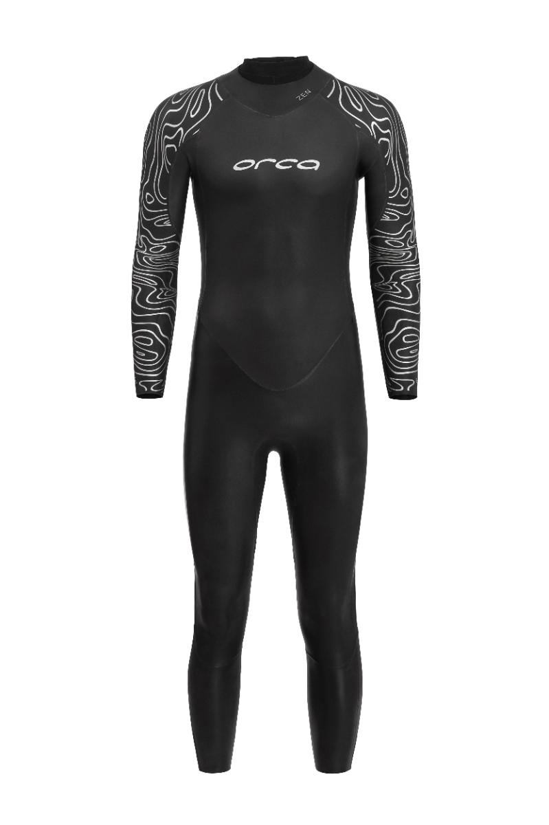Orca Zen Mens 1 Piece Wetsuit - Black - front