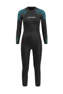 Orca Apex Flex Womens Triathlon Wetsuit - Black/Blue - Front