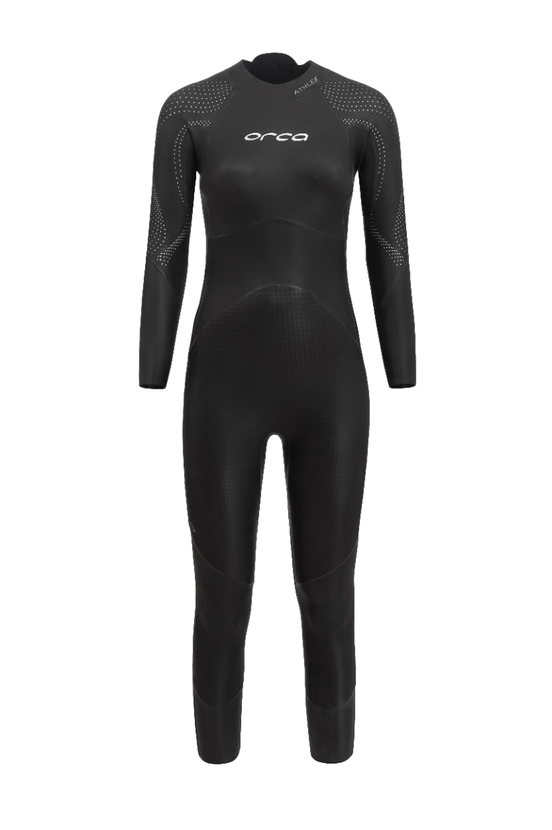 Orca Athlex Flow Womens Triathlon Wetsuit - Black - Front