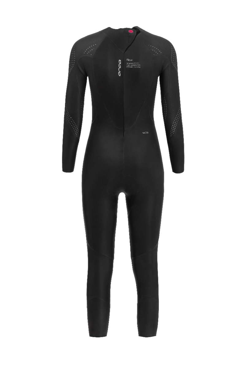 Orca Athlex Flow Womens Triathlon Wetsuit - Black - Back
