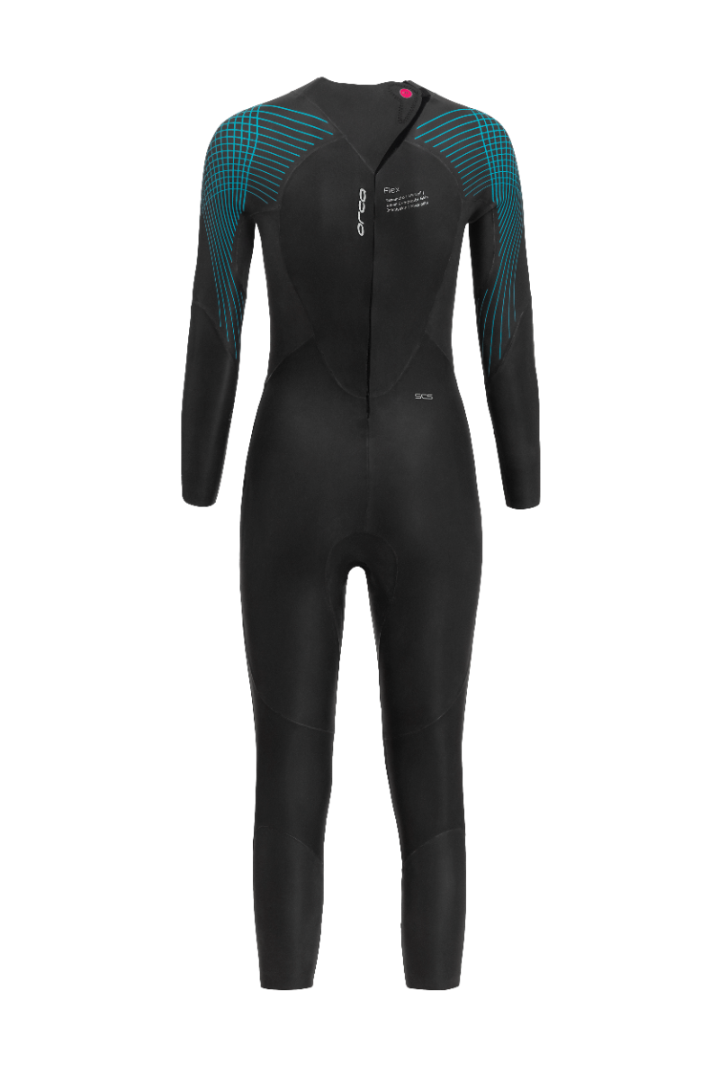 Orca Athlex Flex Womens Triathlon Wetsuit - Black - Back