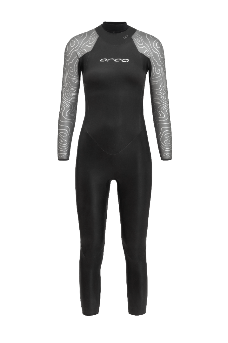 Orca Zen Womens 1 Piece Wetsuit - Black - Front