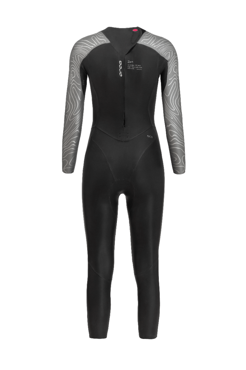 Orca Zen Womens 1 Piece Wetsuit - Black - Back