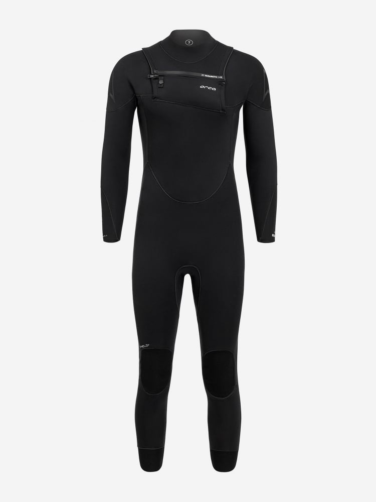 Orca Tango 4/3mm Mens Surf Wetsuit  - Black - Front