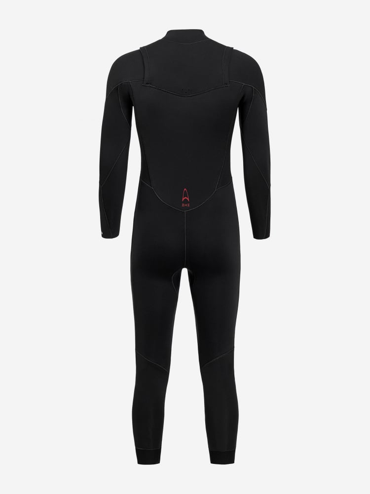 Orca Tango 4/3mm Mens Surf Wetsuit  - Black - Back