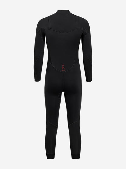Orca Tango 4/3mm Mens Surf Wetsuit  - Black - Back
