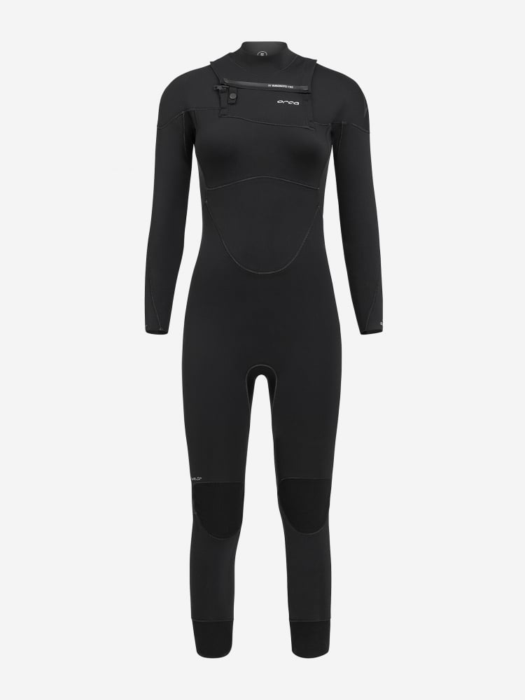 Orca Tango 4/3mm Womens Surf Wetsuit - Black - Front