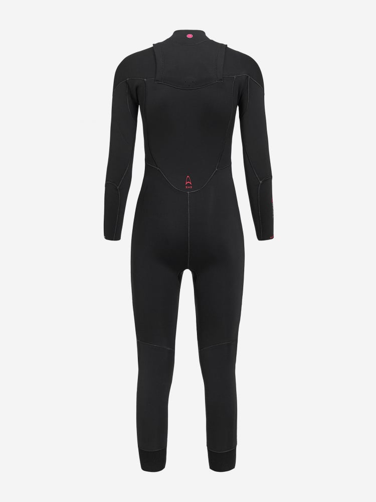 Orca Tango 4/3mm Womens Surf Wetsuit - Black - Back