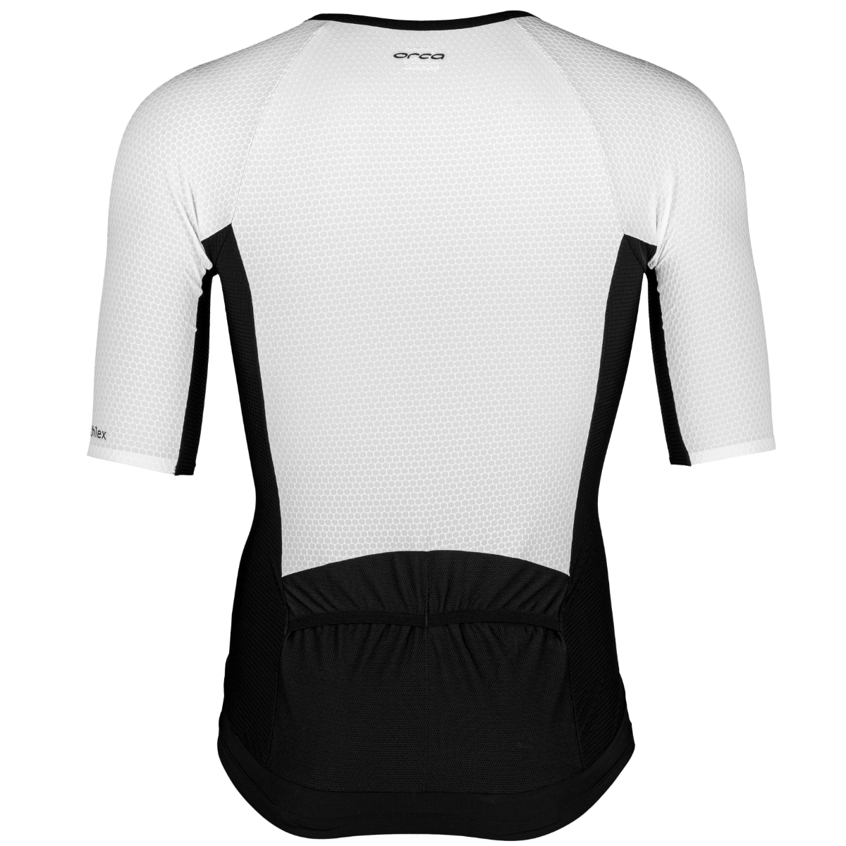 Orca Athlex Aero Mens Triathlon Top - White/Black - Back