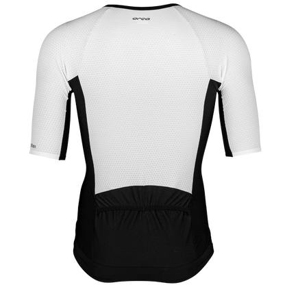 Orca Athlex Aero Mens Triathlon Top - White/Black - Back