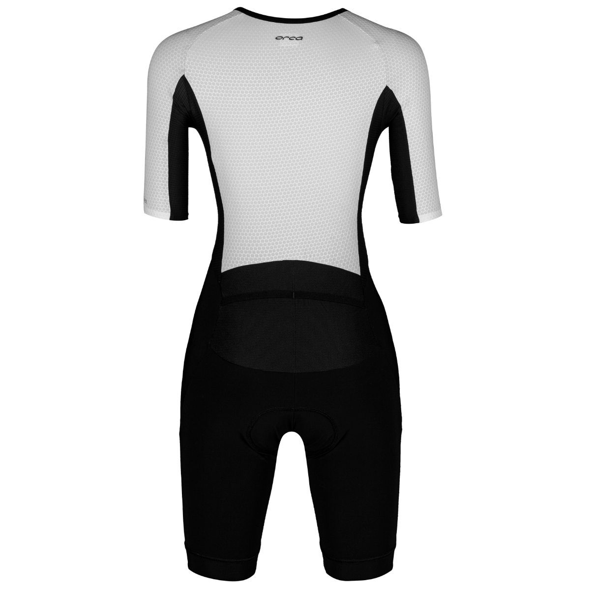 Orca Athlex Aero Womens Triathlon Race Suit - White/Black - Back