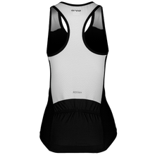 Orca Athlex Womens Sleeveless Top - White/Black - Back