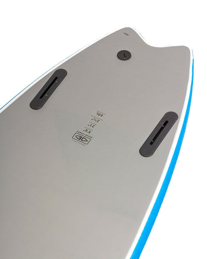 Ocean & Earth 7ft MR Ezi Rider Twin Fin Foam Surfboard - Blue