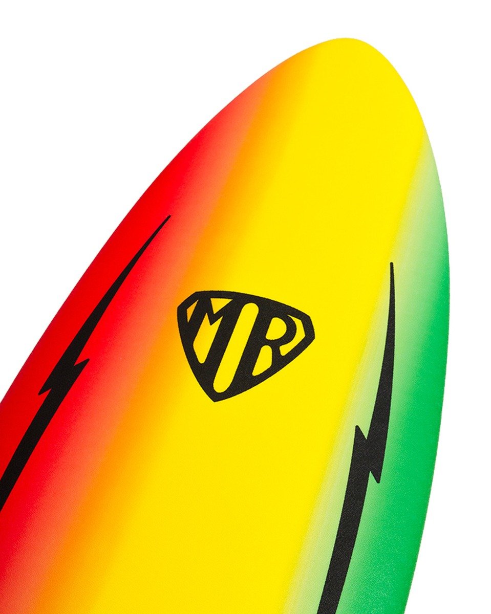 Ocean & Earth 6ft 6 MR Ezi Rider Foam Surfboard - Rasta