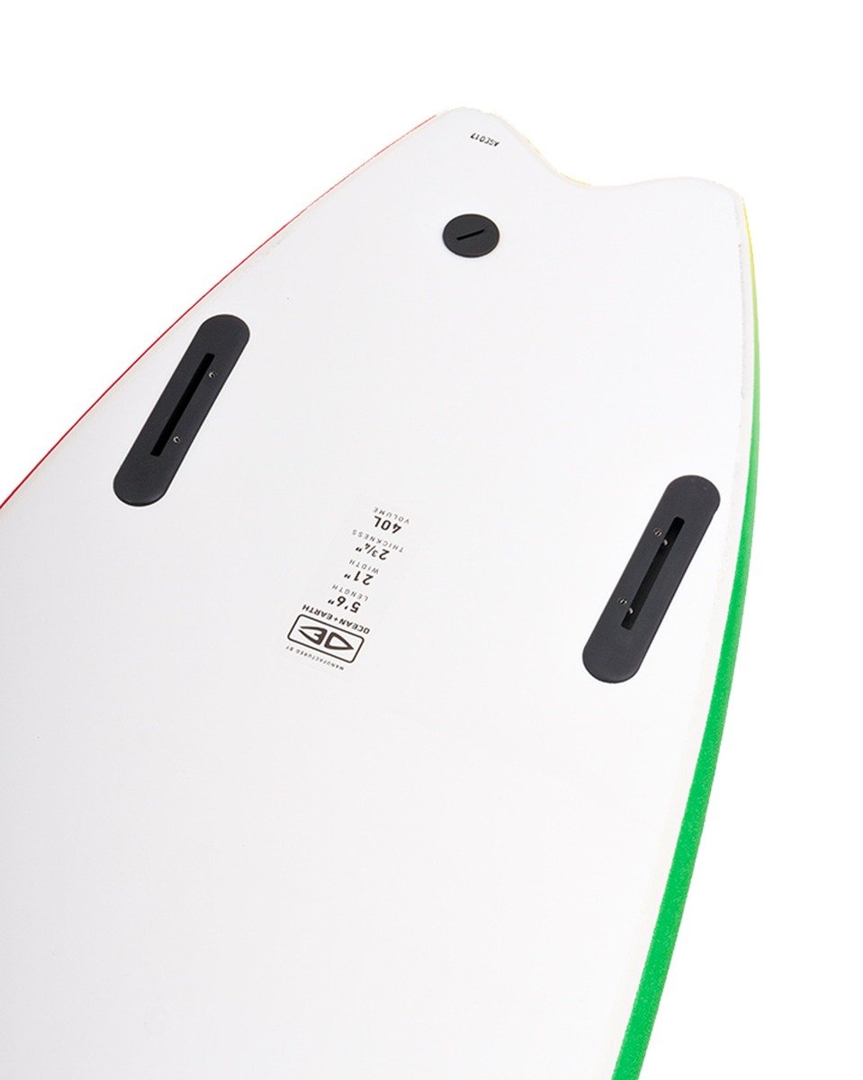 Ocean & Earth 7ft MR Ezi Rider Twin Fin Softboard - Rasta