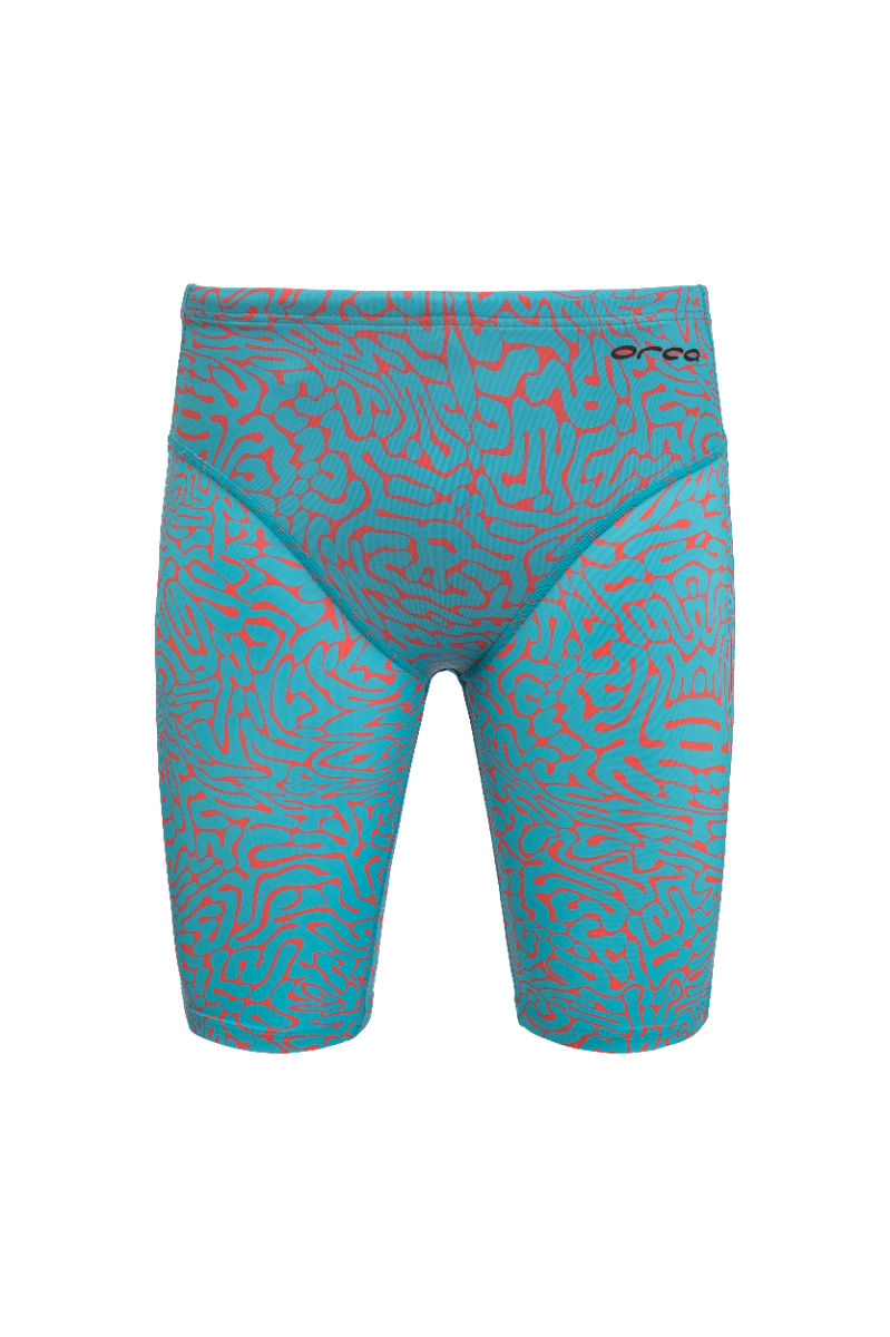 Orca Core Mens Jammer Swimsuit - Red Diploria