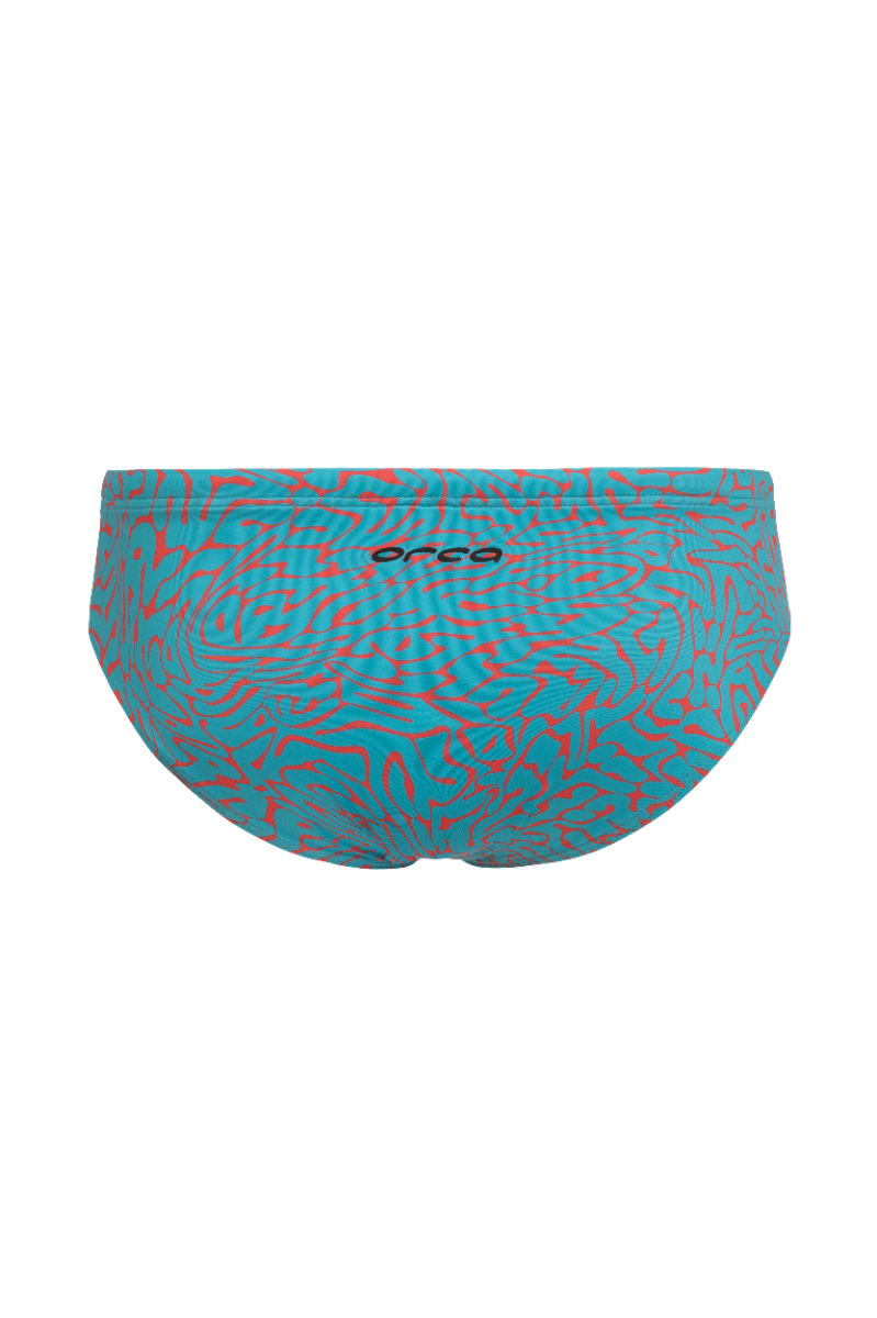 Orca Core Mens Swimsuit Briefs - Red Diploria