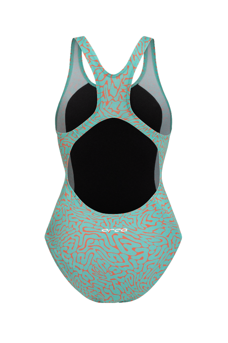 Orca Core One Piece Women Swimsuit - Orange Diploria
