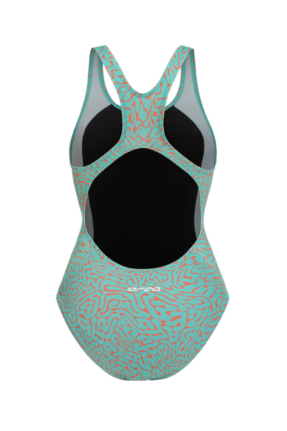 Orca Core One Piece Women Swimsuit - Orange Diploria
