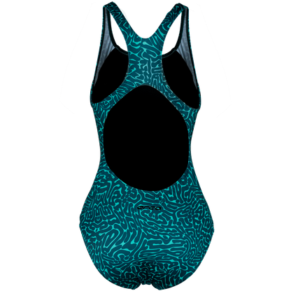 Orca Core One Piece Women Swimsuit - Green Diploria