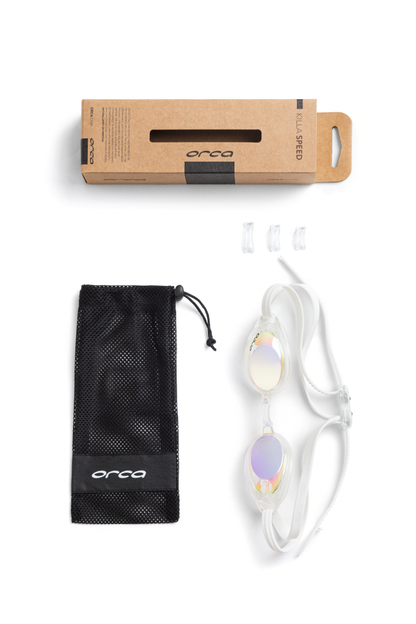 Orca Killa Speed Swim Goggles - Mirror/White