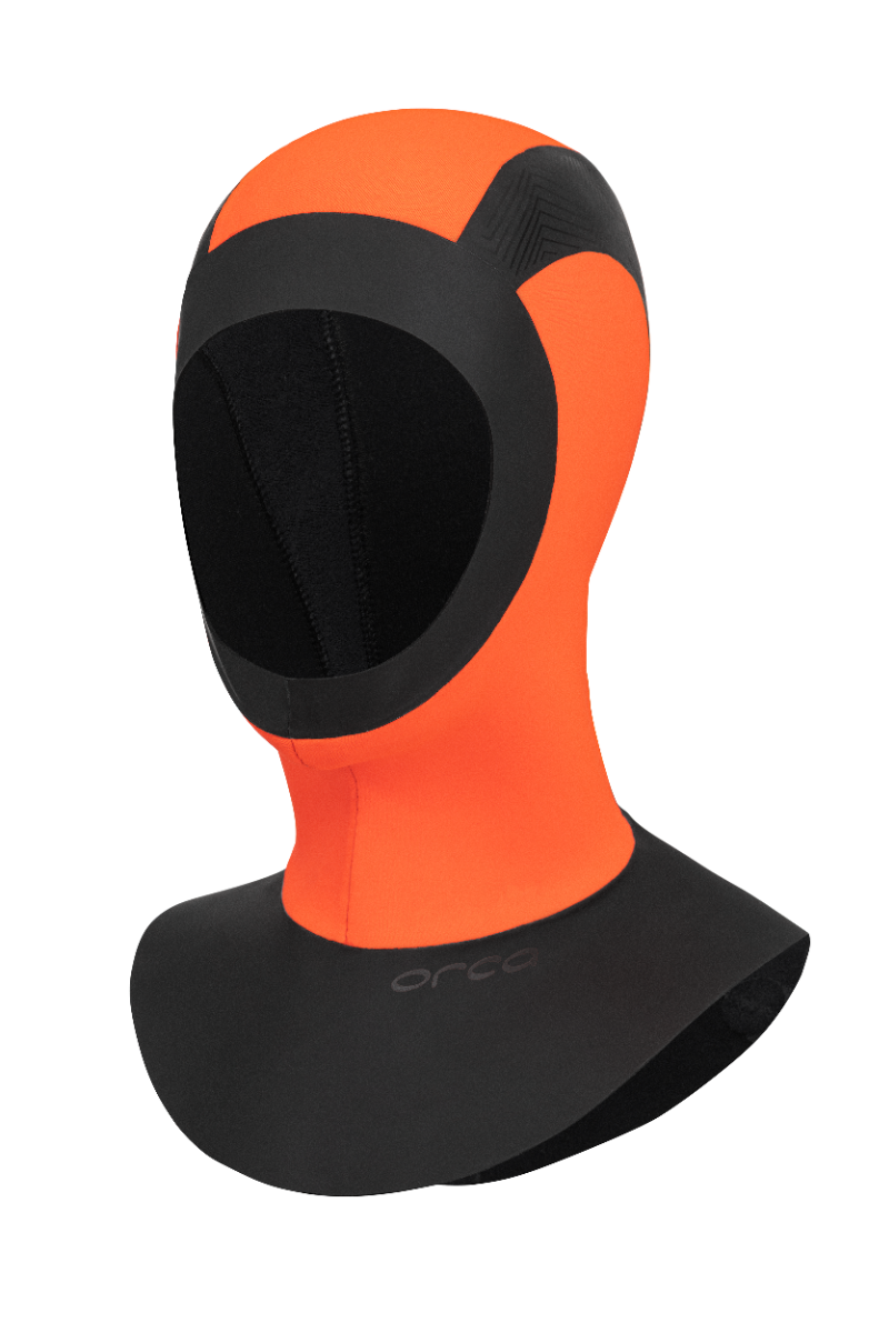 Orca Open Water Unisex Neoprene Hood - Orange