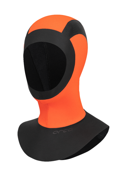 Orca Open Water Unisex Neoprene Hood - Orange