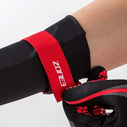 ZONE3 Neoprene Swim Gloves - Black/Red