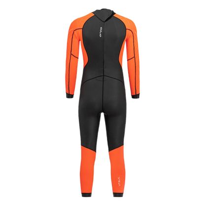 Orca Core Hi-Vis Mens Openwater Wetsuit  - Black/Orange