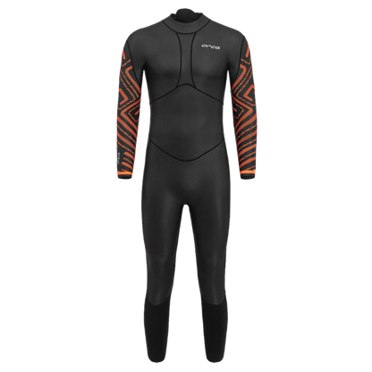 Orca Vitalis Breastroke Mens Openwater Wetsuit - Black/Orange