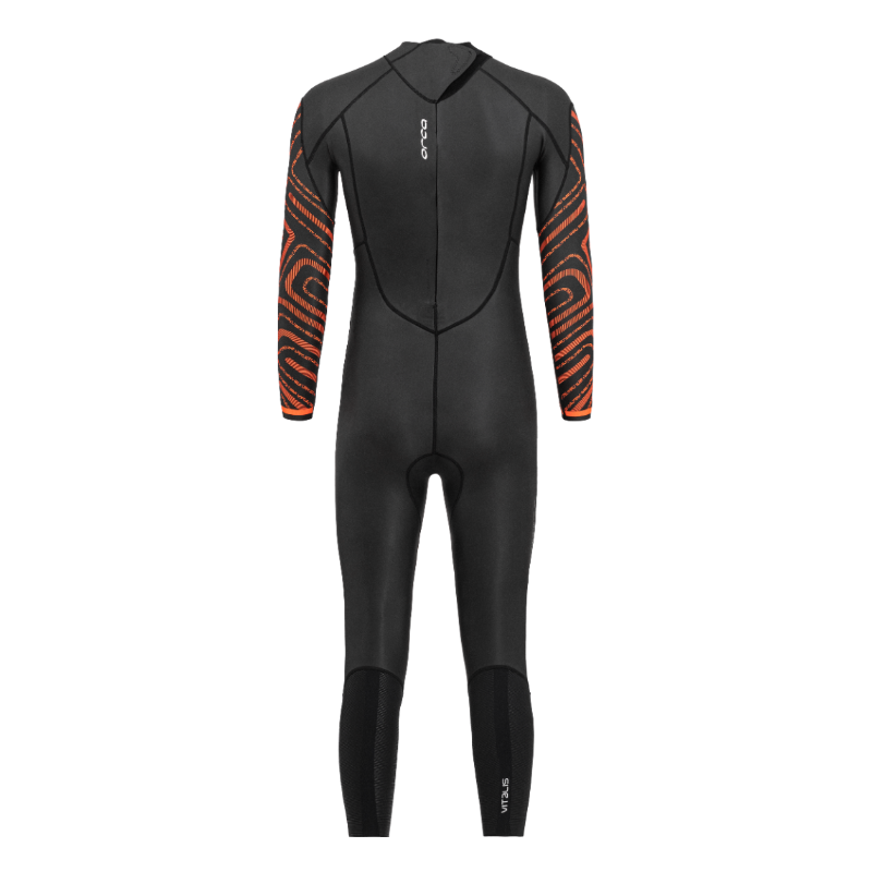 Orca Vitalis Breastroke Mens Openwater Wetsuit - Black/Orange