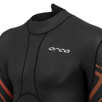 Orca Vitalis Breast Stroke Men's Openwater Swim Wetsuit 2026 - Black/Orange