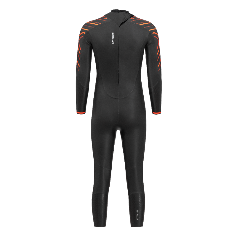 Orca Vitalis Thermal Men's Openwater Swim Wetsuit 2026 - Black/Orange