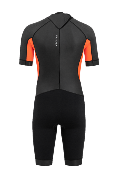 Orca Vitalis Mens Openwater Shorty Wetsuit  - Black/Orange