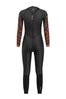 Orca Vitalis Breastroke Womens Openwater Wetsuit - Black/Orange