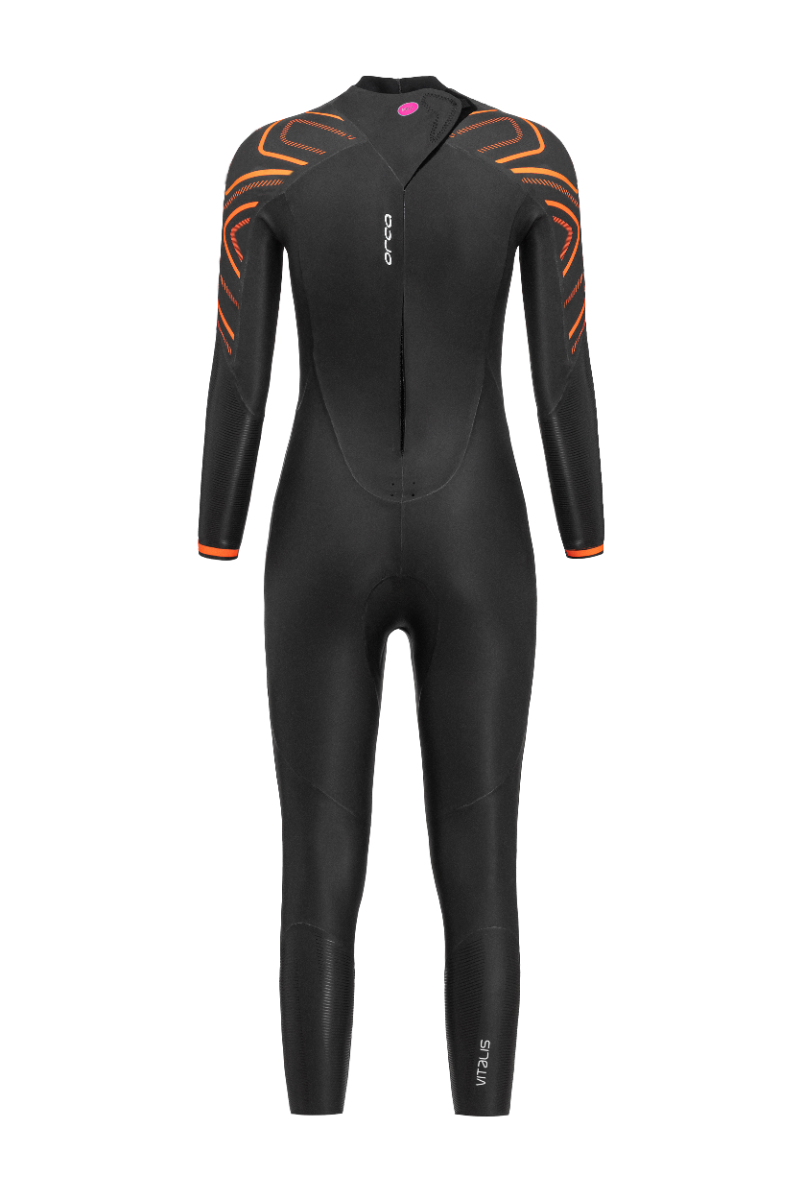 Orca Vitalis Thermal Womens Openwater Wetsuit  - Black/Orange