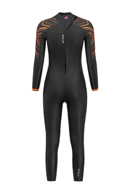 Orca Vitalis Thermal Womens Openwater Wetsuit  - Black/Orange