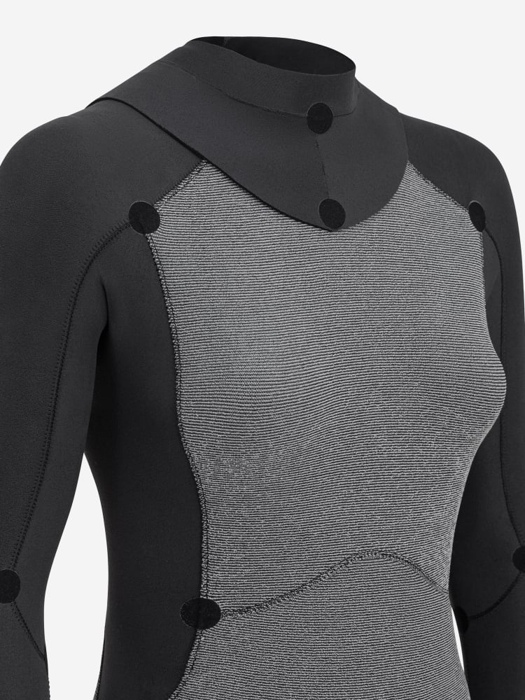 Orca Vitalis Thermal Women's Openwater Wetsuit 2026 - Black/Orange