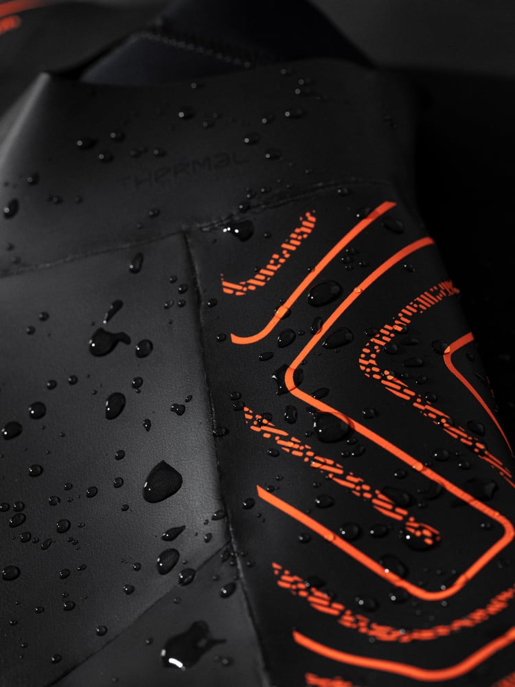 Orca Vitalis Thermal Women's Openwater Wetsuit 2026 - Black/Orange