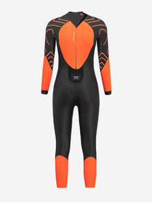 Orca Zeal Hi-Vis Women's Openwater Swim Wetsuit - Black/Orange