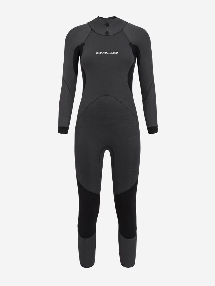 Orca Zeal Hi-Vis Women's Openwater Swim Wetsuit - Black/Orange
