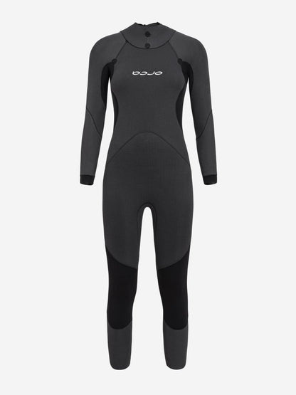 Orca Zeal Hi-Vis Women's Openwater Swim Wetsuit - Black/Orange