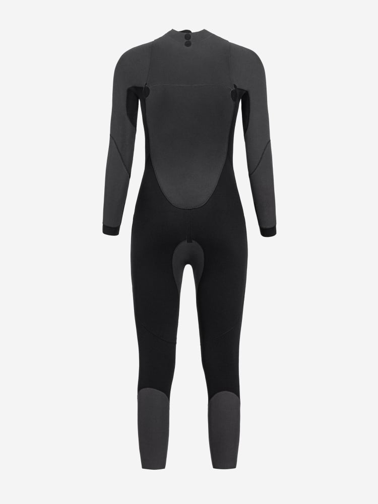 Orca Zeal Hi-Vis Women's Openwater Swim Wetsuit - Black/Orange